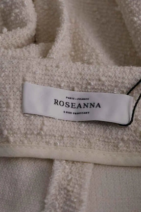 Pantalon droit Roseanna Blanc en Coton