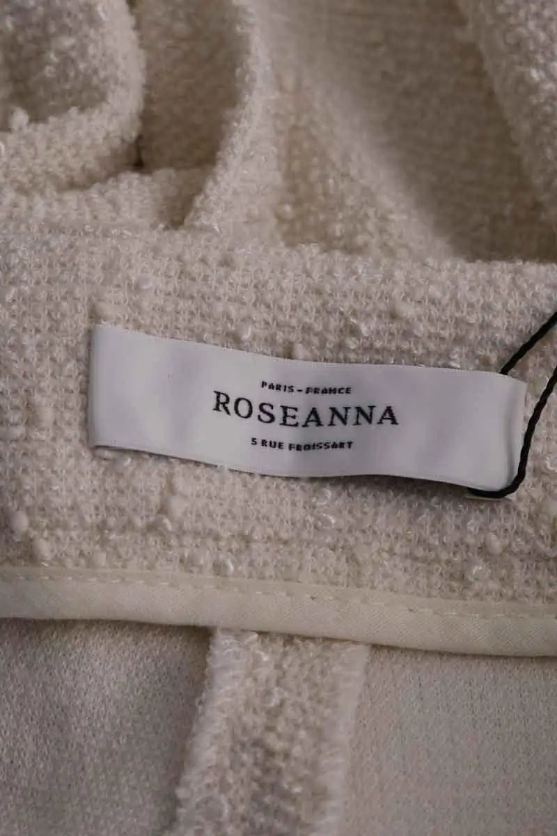 Pantalon droit Roseanna Blanc en Coton