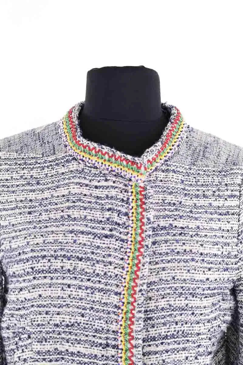 Veste Maje Bleu en Coton