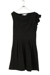Robe Diane Von Furstenberg Noir en Synthétique, taille M - Seconde Main