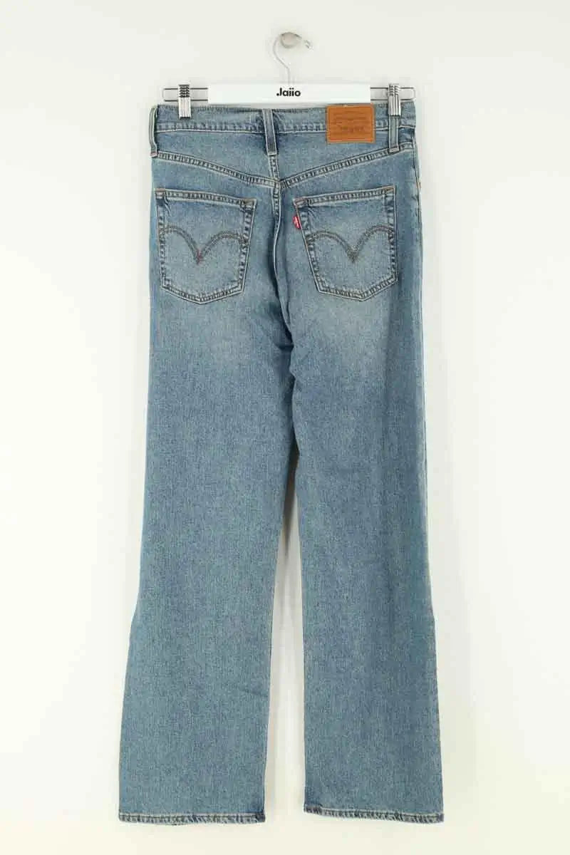 Jean droit Levi's Bleu en Coton