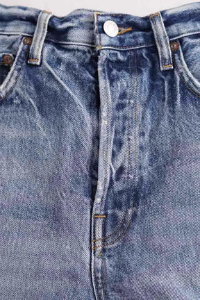 Mini short Agolde Bleu en Coton