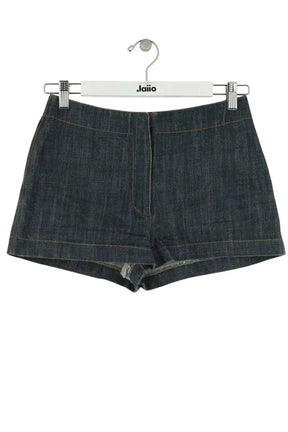 Mini short Alaïa Bleu en Coton, taille S - Seconde Main