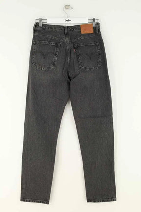 Jean droit Levi's 501 Anthracite en Coton