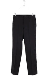 Pantalon droit Junya Watanabe Noir en Laine, taille S - Seconde Main