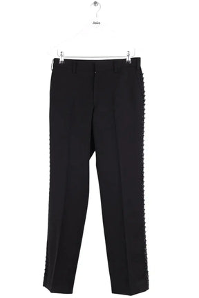 Pantalon droit Junya Watanabe Noir en Laine, taille S - Seconde Main