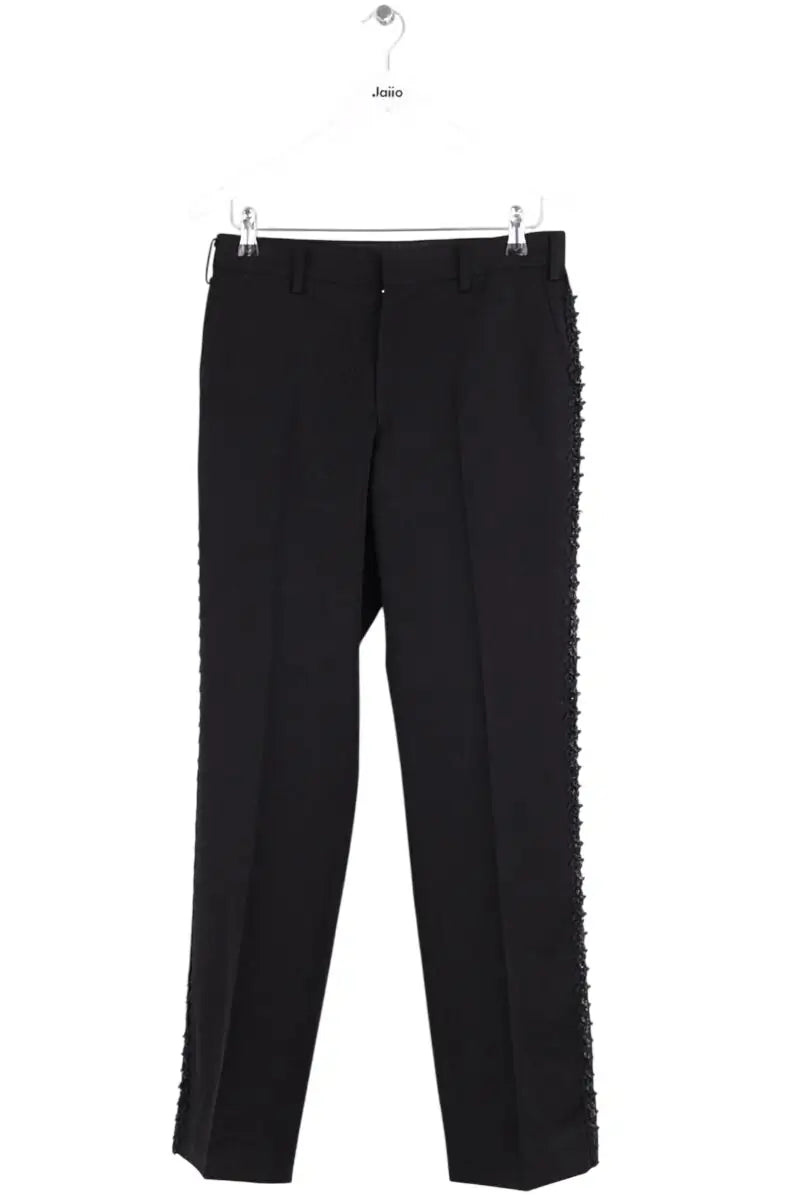 Pantalon droit Junya Watanabe Noir en Laine, taille S - Seconde Main