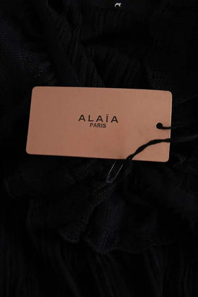 Robe Alaïa Noir en Viscose
