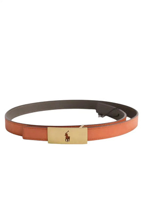 Ceinture Ralph Lauren Camel en Cuir, taille XS - Seconde Main