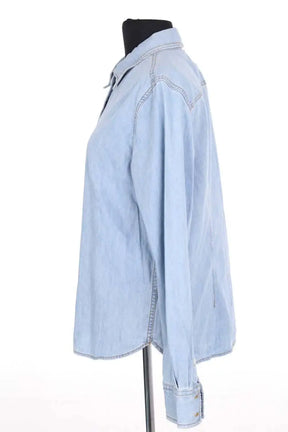 Chemise ME + EM Bleu en Coton