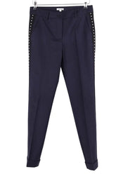 Pantalon droit Parosh Bleu en Laine, taille XS - Seconde Main
