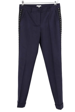 Pantalon droit Parosh Bleu en Laine, taille XS - Seconde Main