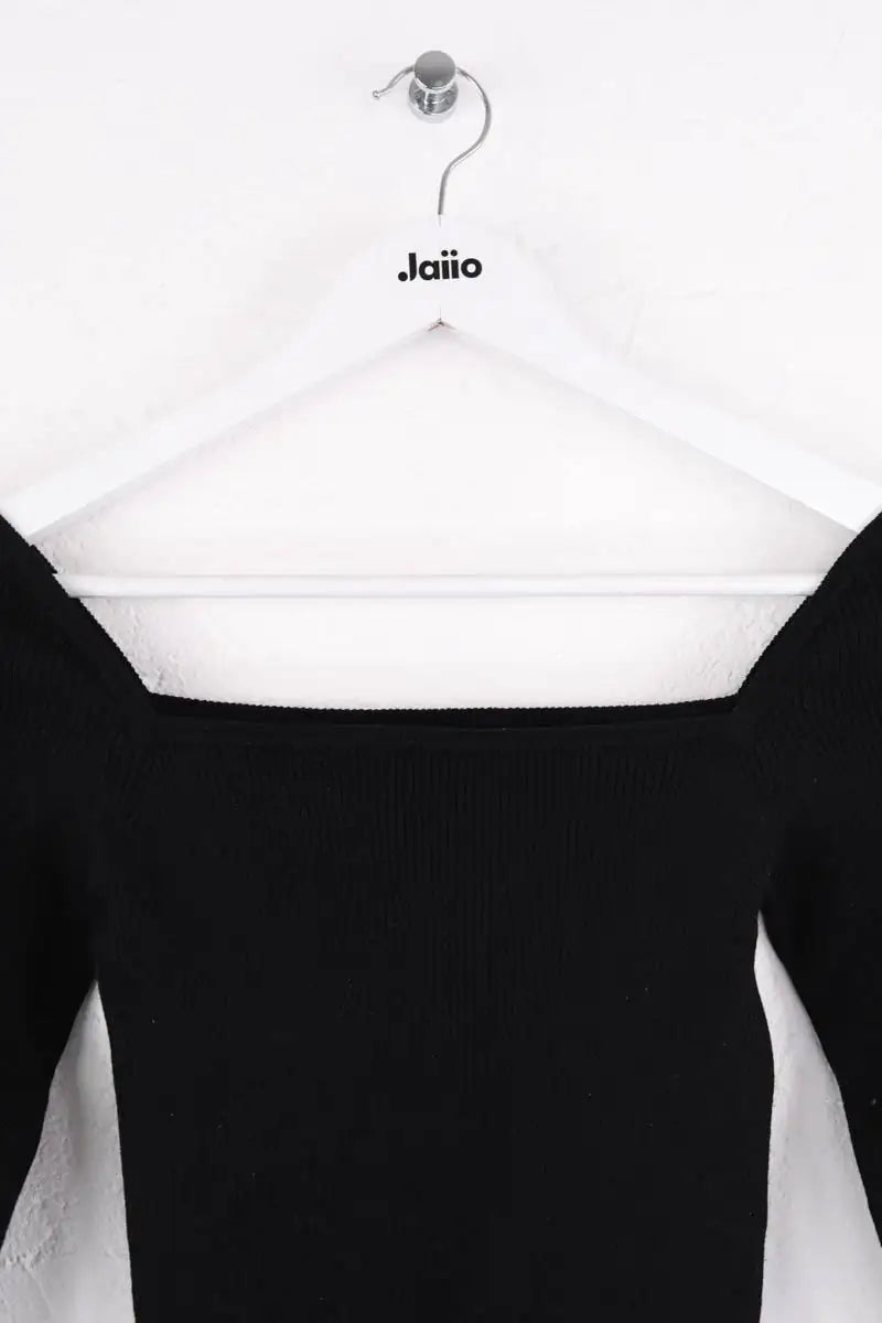 Top Mirae Paris Charlotte Noir en Viscose