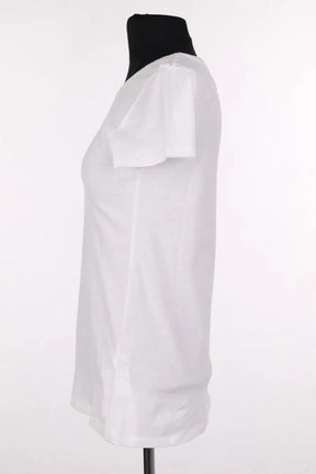 T-shirt Majestic Filatures Blanc en Coton