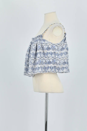 Top sans manche Antik Batik  Bleu