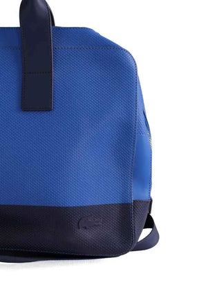 Cartable Lacoste Bleu en Cuir