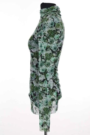 Top Ganni Vert en Synthétique