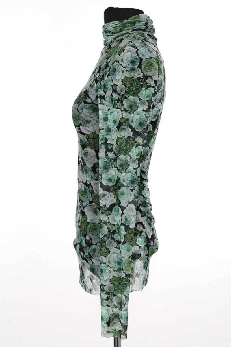 Top Ganni Vert en Synthétique