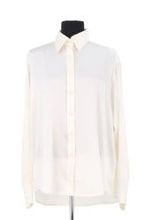 Chemise DMN Ecru en Soie, taille M - Seconde Main