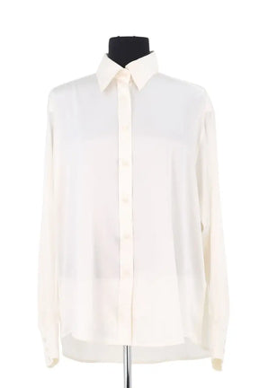 Chemise DMN Ecru en Soie, taille M - Seconde Main