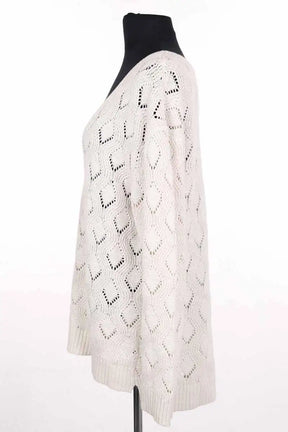 Pull Bonpoint Blanc en Laine