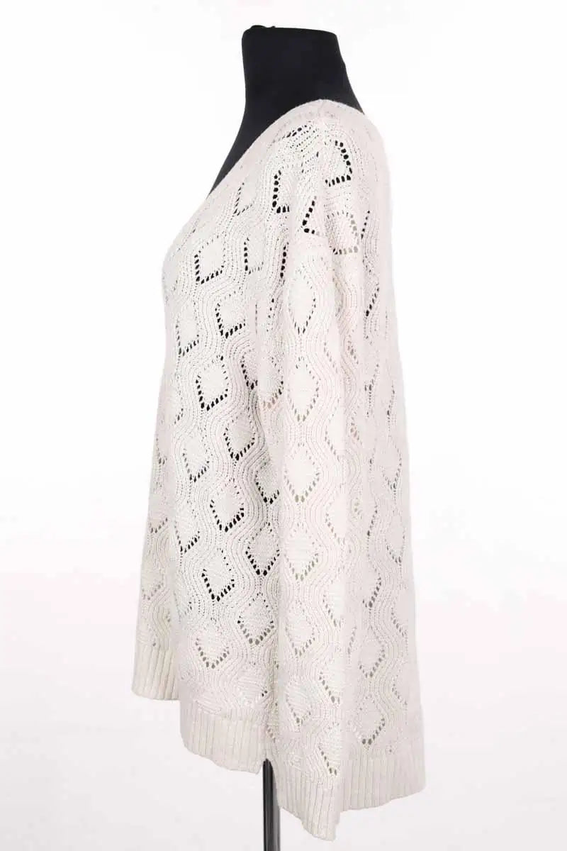 Pull Bonpoint Blanc en Laine