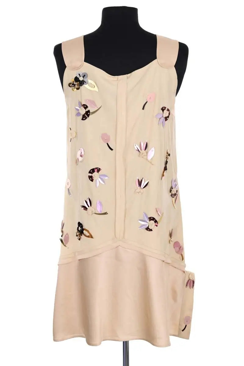 Robe Miu Miu Beige en Soie