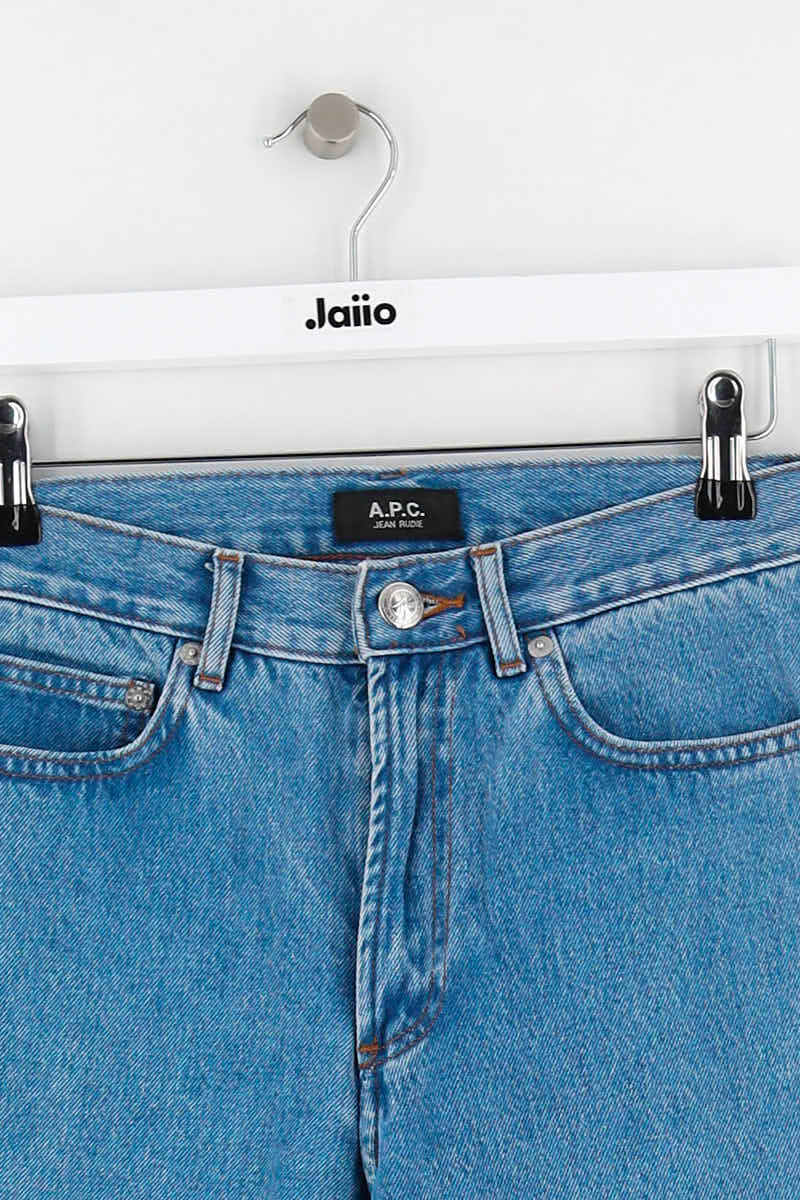 Jean droit APC  Bleu