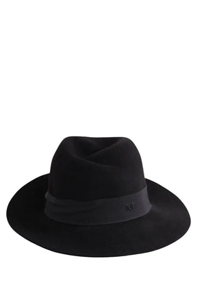 Panama Maison Michel Noir en Laine, taille M - Seconde Main