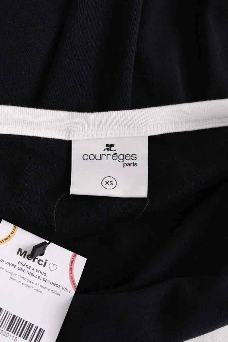 Robe Courrèges Noir en Coton
