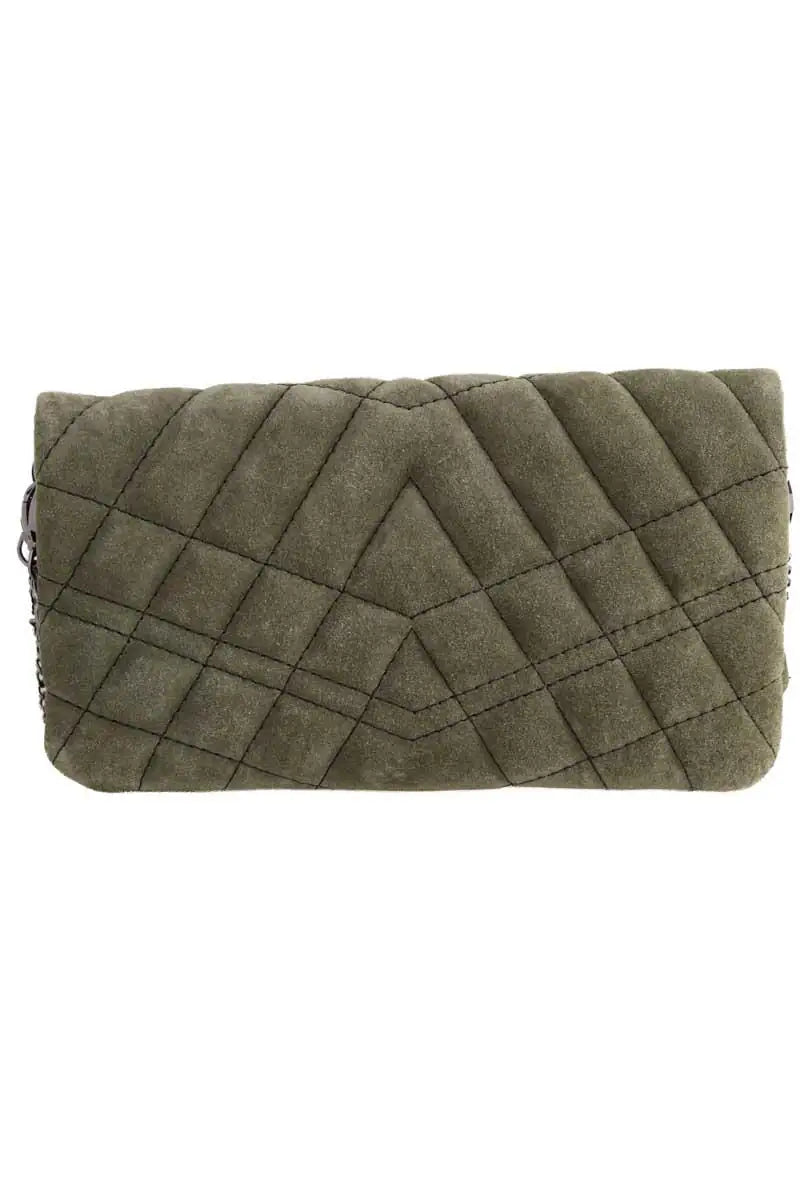 Sac à bandoulière Zadig & Voltaire Kaki en Daim