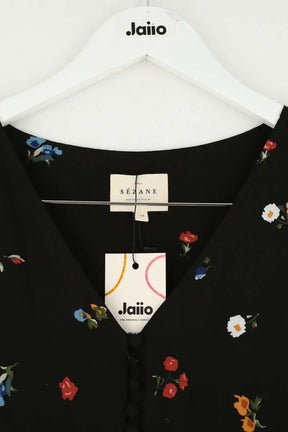 Blouse Sézane Noir en Viscose