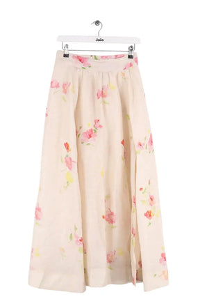 Jupe Sézane Beige en Lin, taille S - Seconde Main