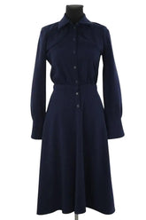 Robe Bash Marine en Polyester, taille XS - Seconde Main