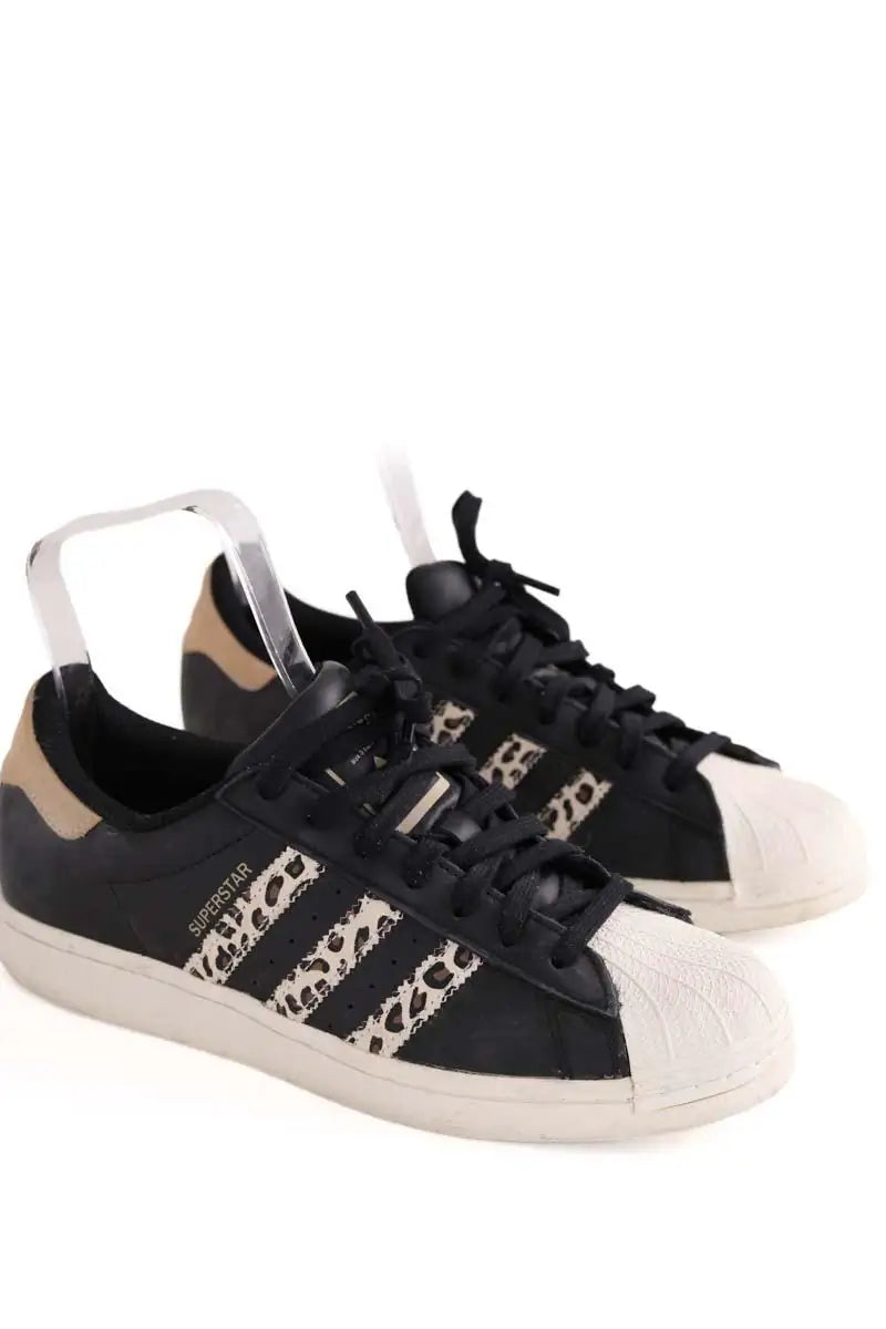 Baskets Adidas Noir en Cuir
