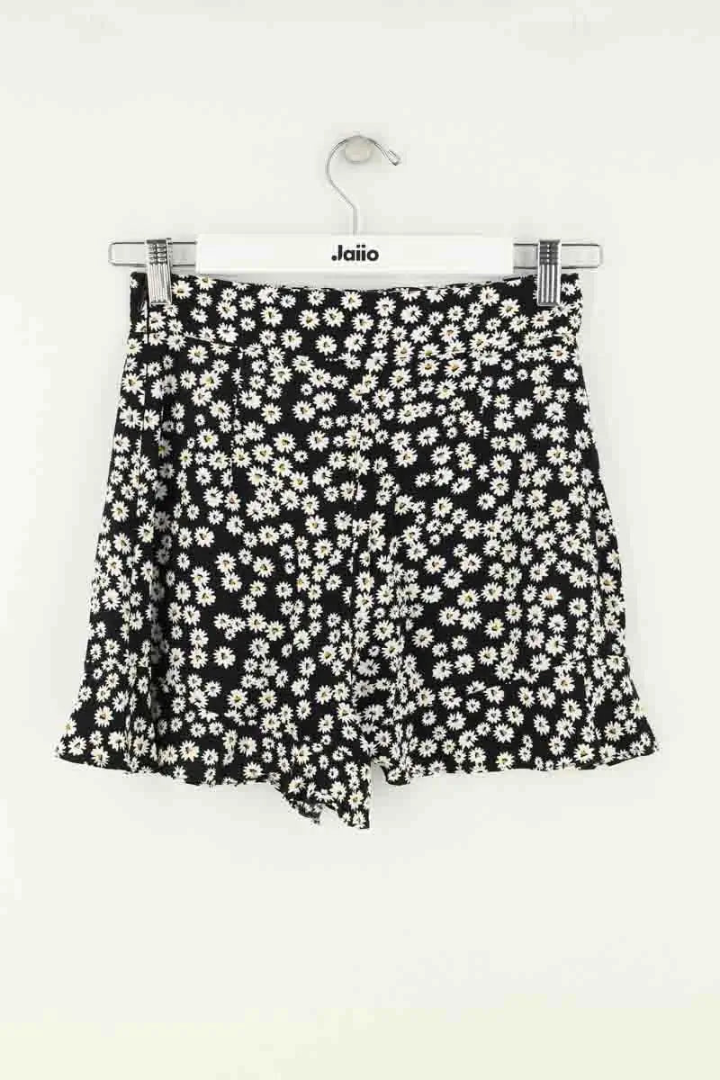 Mini short Sézane Noir en Viscose