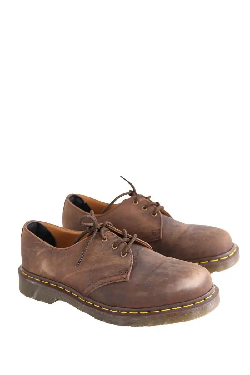 Chaussures à lacets Dr. Martens Marron en Cuir