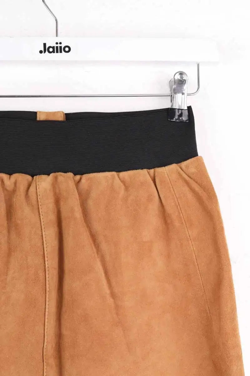 Mini jupe Zadig & Voltaire Junk Suede Camel en Daim