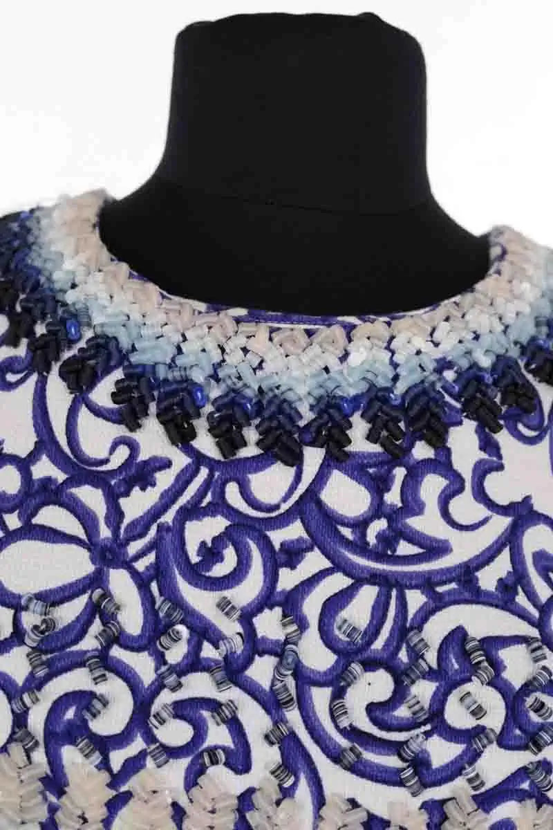 Robe Manoush Bleu en Coton