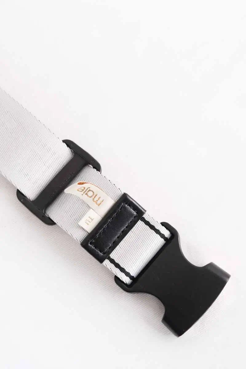Ceinture en tissu Maje Blanc en Tissu