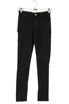 Jean slim Sézane Noir en Coton, taille XS - Seconde Main