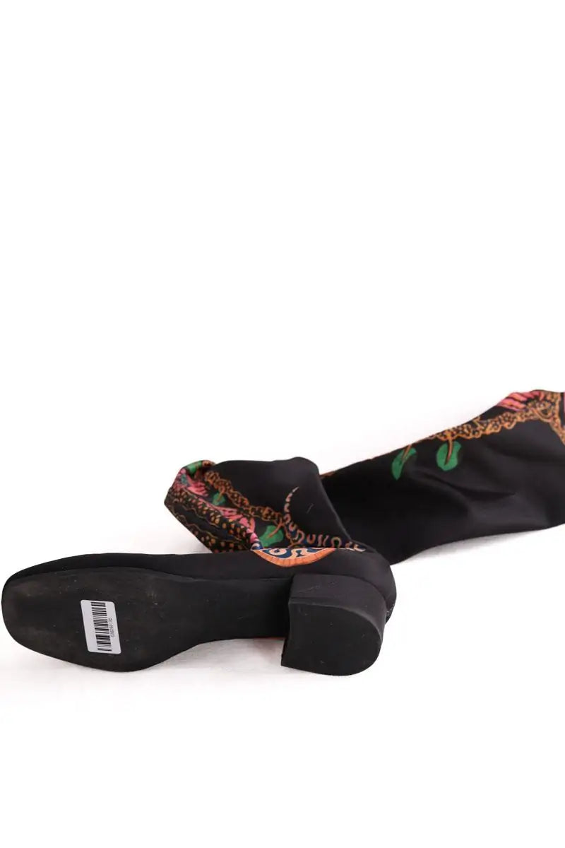 Bottes La DoubleJ Noir en Tissu