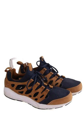 Baskets basses Nike Camel en Tissu