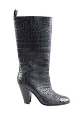 Boots Chanel  Noir