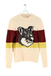 Pull Kitsuné Multicolore en Laine, taille S - Seconde Main