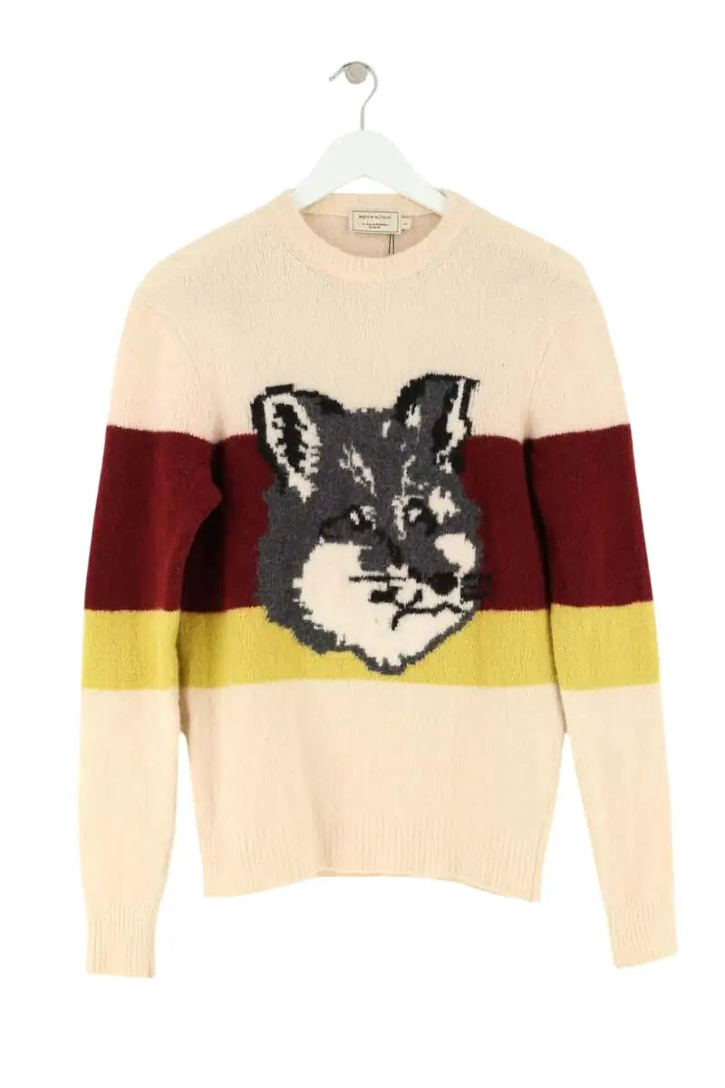 Pull Kitsuné Multicolore en Laine, taille S - Seconde Main