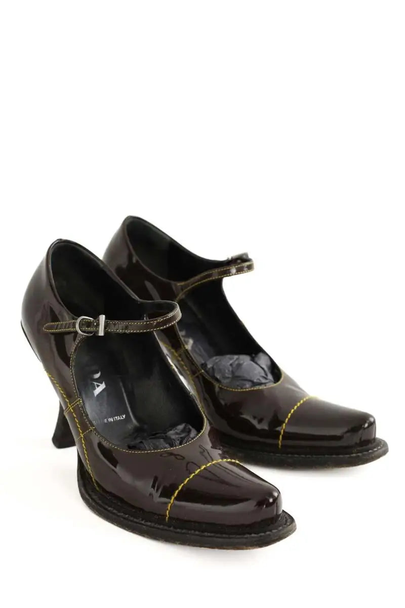 Talons Prada  Marron