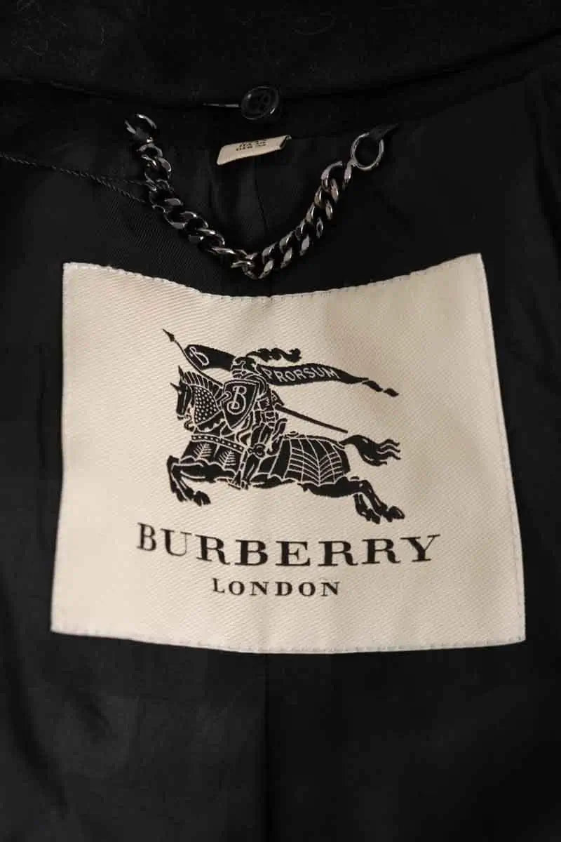 Manteau Burberry Noir en Laine