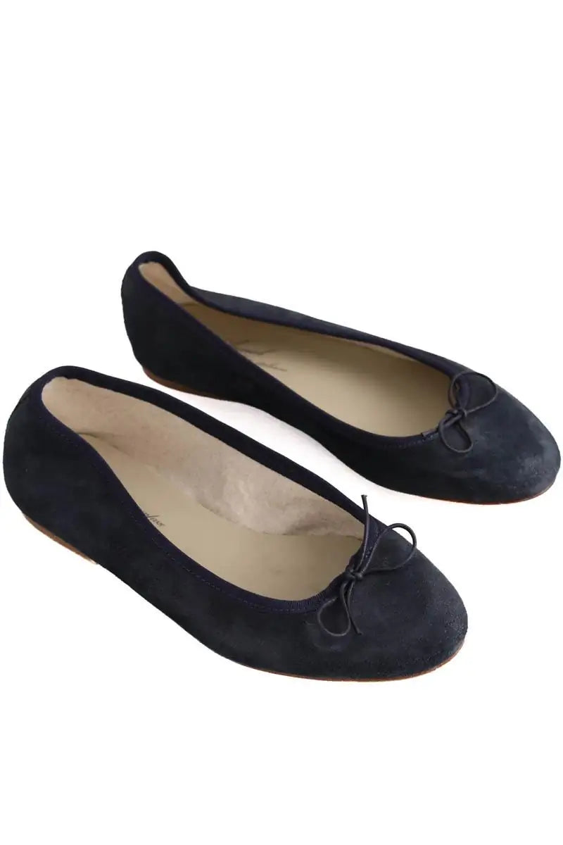 Ballerines Anniel Marine en Cuir