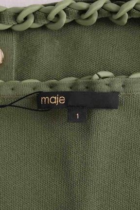 Top sans manche Maje Vert en Viscose